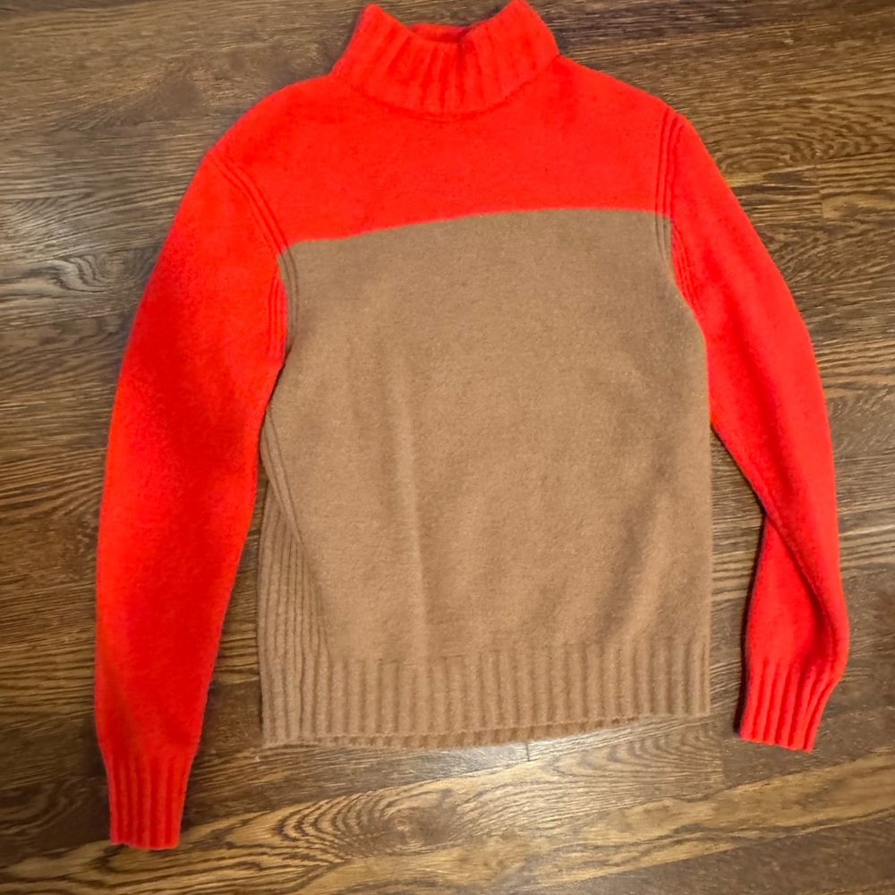 JCREW Women’s L Large Colorblock Sweater